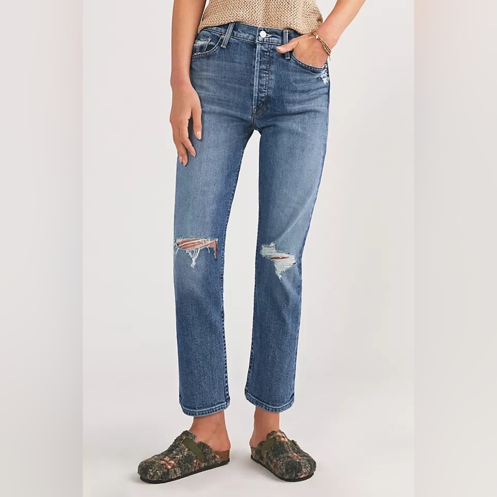 Mother The Tomcat Distressed Jeans